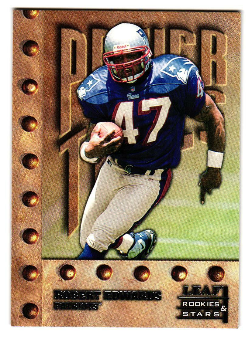 1998 Robert Edwards Leaf Rookies and Stars Power Tools - New England Patriots
