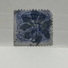 US Stamp 114 Used 3c 1869 Issue Fancy Cancel  (Lot 19 File 106)