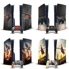 THE FLASH 2023 GRAPHIC ART VINYL SKIN FOR PS5 SLIM DISC CONSOLE  CONTROLLER
