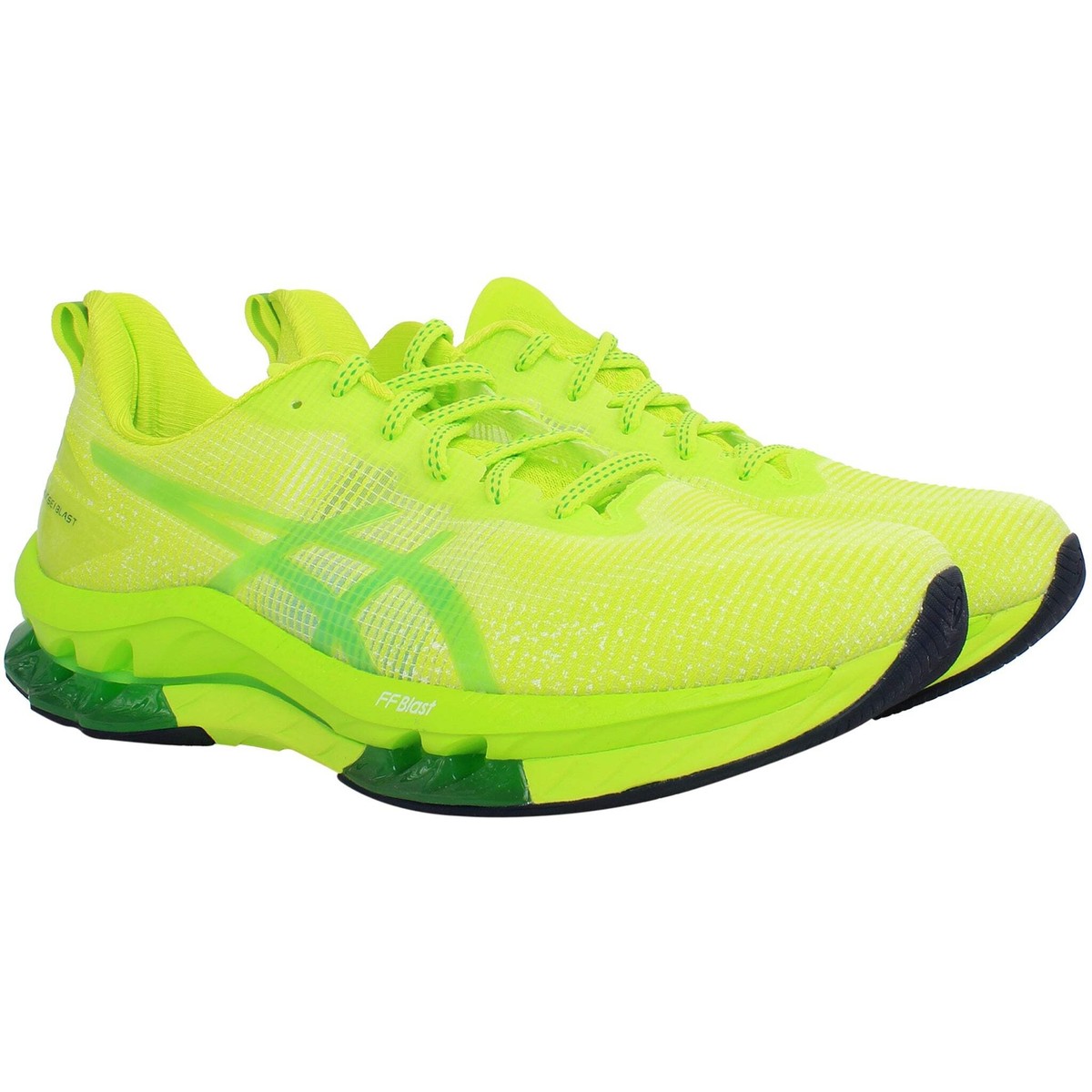 Asics Gel-Kinsei Blast LE Lace-Up Green Synthetic Mens Running