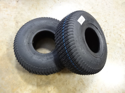 TWO New 4.10/3.50-4 Air-Loc Turf Tread Tires 4 ply Tubeless Rounded Shoulder
