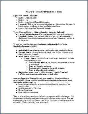 FINRA Series 7 Exam Notes - Passed the Test on First Attempt