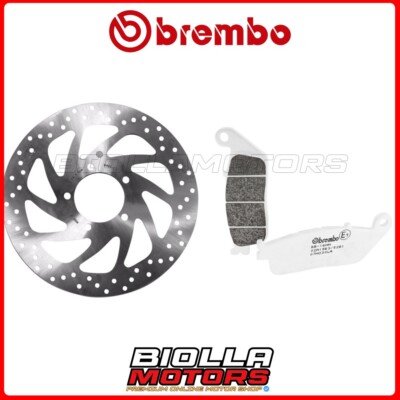 BREMBO BREMSBELAGSATZ + BREMSSCHEIBE TRIUMPH BONNEVILLE EFI 865 2015 VORNE [LA - FIS