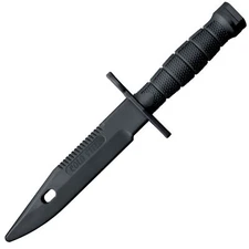 Cold Steel Knife M9 Black Santoprene Rubber Training Bayonet, 12 inch CS92RBNT