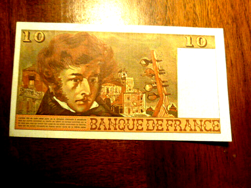 Banconota 10 FRANCHI Francia 1976 - au- - Foto 2 di 2