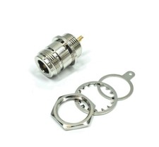 10pcs RF Coax Connector N Female Bulkhead Rear Mount