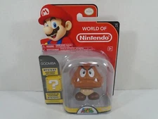 2015 JAKKS PACIFIC--WORLD OF NINTENDO--3" GOOMBA FIGURE (NEW)