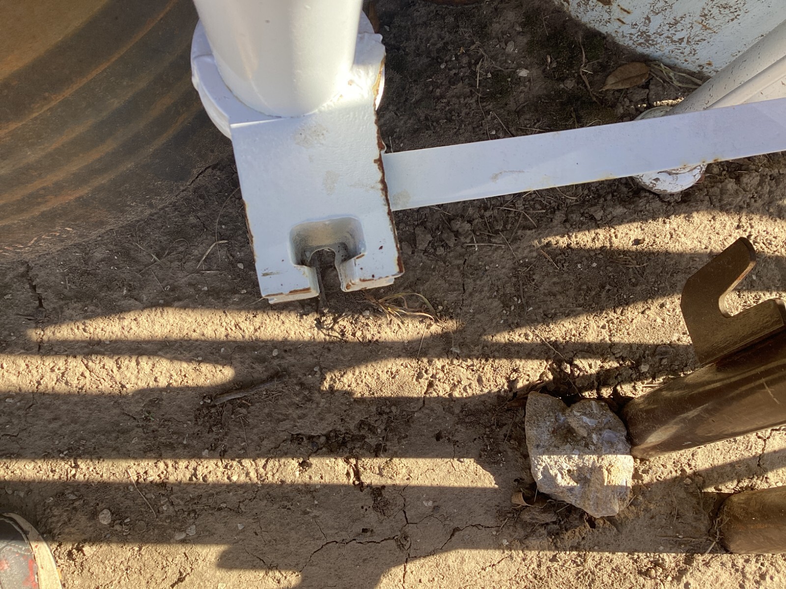 Antique Pair Iron Metal Bed Rails Drop In Rare Unusual Ends 73 ⅛” Long