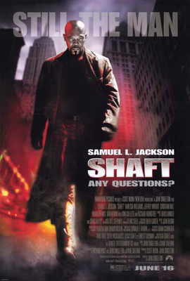 SHAFT Movie POSTER 27x40 Samuel L. Jackson Christian Bale Vanessa Lynne Williams