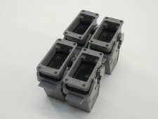  Lot of 4 Harting Hoods W/ Housings