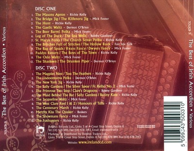 VARIOUS ARTISTS BEST OF IRISH ACCORDION NEW CD