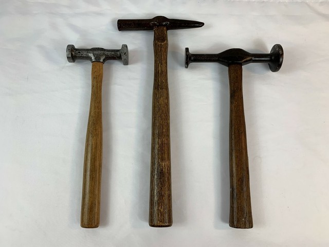 Lot Of 3 Antique Hammers 2 Are Two Headed And 1 Is Pick Like EBay