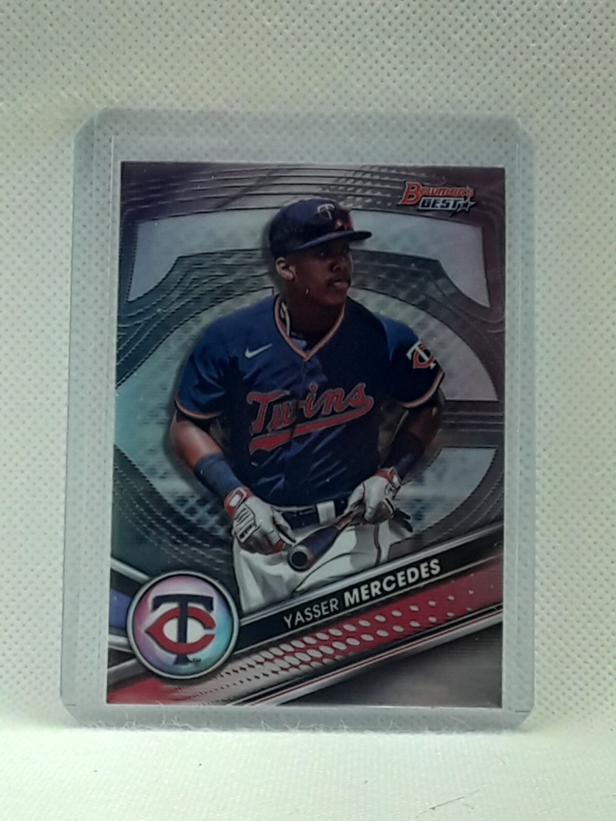 Yasser Mercedes 2022 Bowman's Best - #TP-25 - Minnesota Twins
