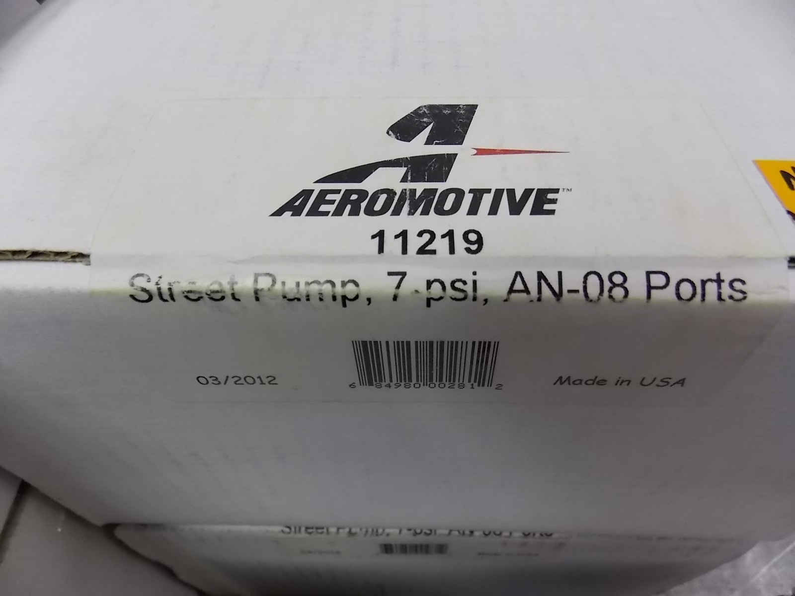 AEROMOTIVE 11219 High Output Billet Fuel Pump DRAG RACE STREET OUTLAW
