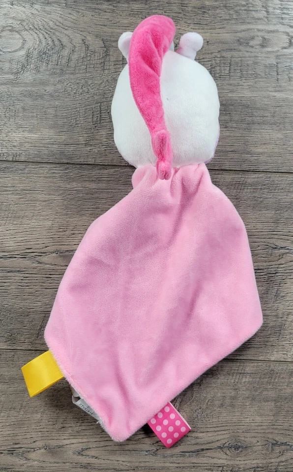 Bebé Niña Nuevo sin Etiquetas Difícil de Encontrar Bright Starts Taggies Unicornio Lovey Manta de Seguridad Foto 2 de 2
