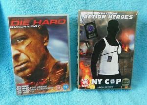 Die Hard Quadrilogy Dvd Action Hero Ny Cop Vest Bruce Willis Ebay