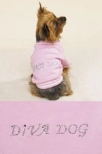 East Side Collection Diva Dog, Pink Dog Shirt, XL Pet