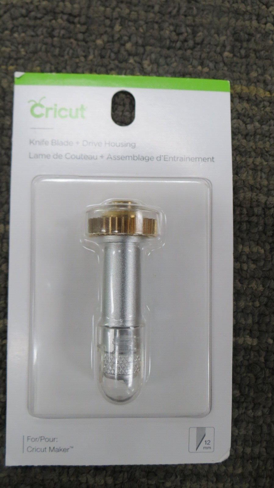 CRICUT 2003918 KNIFE BLADE + DRIVE HOUSING 12MM FOR CRICUT MAKER eBay