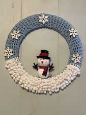 Snowman wreath