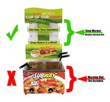 New Duke Subway Soup Warmer Modular Shelving Unit