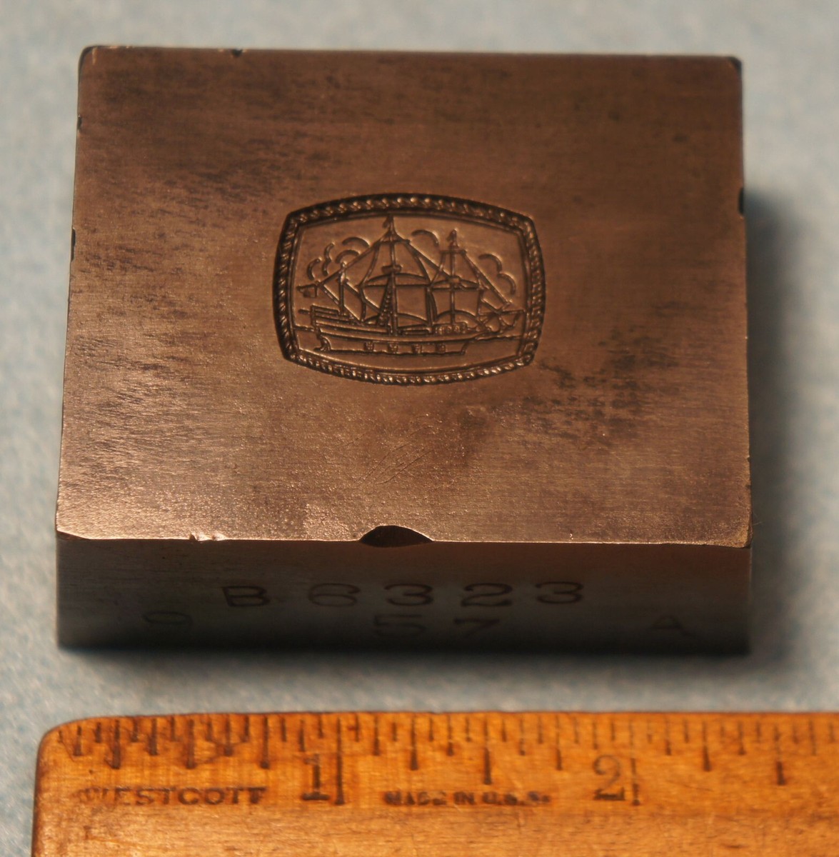 1957 MAYFLOWER SHIP Pin STEEL STAMPING DIE Robbins RBX563 | eBay