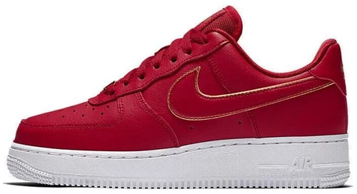 Nike Air Force 1 Low Red Gold Swoosh W