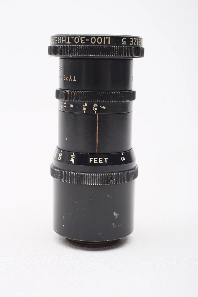 Bell & Howell Type V 4" inch 102mm f4.5 Cine C-Mount 102/4.5 Lens++Samples++RARE - Image 2 of 4
