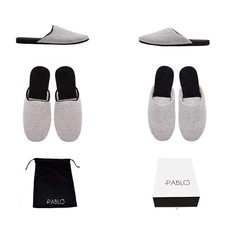 100% Cashmere and Genuine Leather Slippers for Men and Women