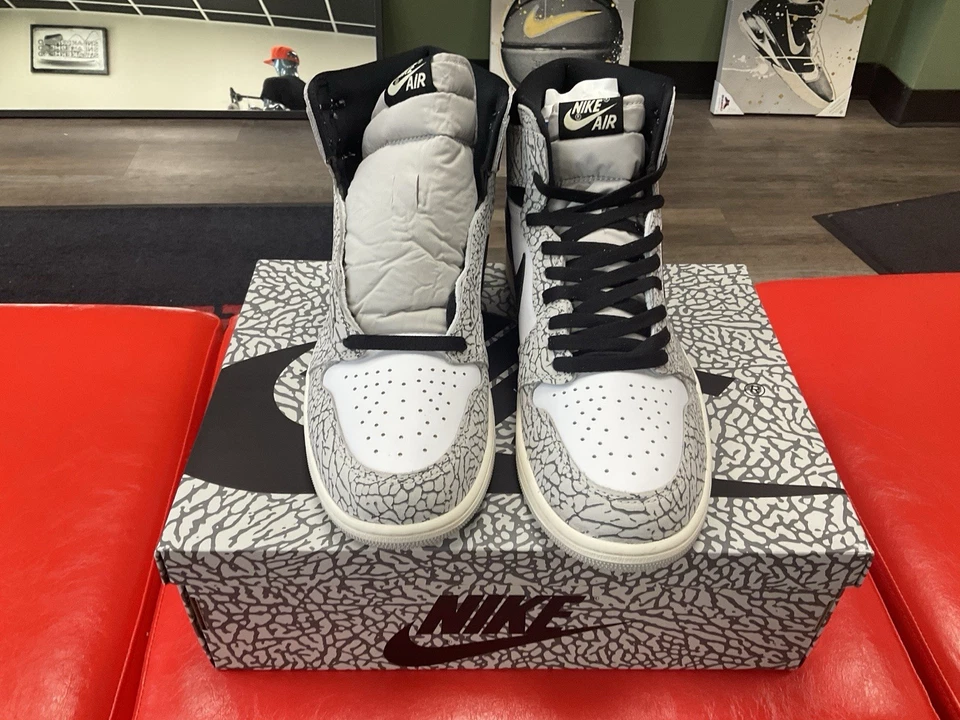 AIR JORDAN 1 RETRO HIGH OG CEMENT DZ5485-052 SIZE 11.5 UK10.5 EUR45.5 - Image 4 of 4