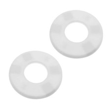 2 Pack Wall Split Flange Round Escutcheon Plate for Diameter ABS 1-3/4"/ 44mm