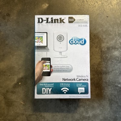 D-Link DCS-930L Network Camera Wi-Fi Home Security Viewing App Wireless