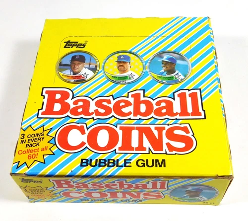 1989 Topps Baseball Coins Box (36 Packs)