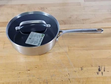 *CHIPD* 3.2 Qt GreenPan GP5 Vista Stainless Steel Ceramic Nonstick Saute Pan Lid