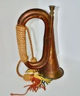 VTG Copper Brass Military Civil War Reenactment Signal Bugle Fox Horn Hunting — photo 3