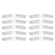 10 Pcs Reflective Sheet Miss Child Bicycle Reflectors for Bike Wheels