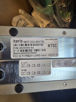Iteris Vector Next-T45 Camera AND OPERATING SYSTEM NEXT CCU-SM4-TS2 NEW