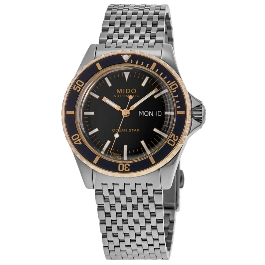 Nuevo reloj para hombre Mido Ocean Star Tribute esfera negra acero M026.830.21.051.00