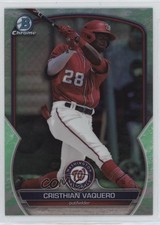 2023 Bowman Draft Chrome Lunar Glow Refractor Cristhian Vaquero #BDC-27 uk2