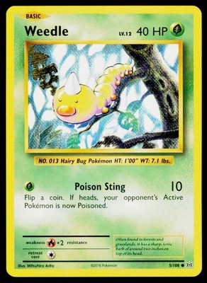 Weedle Common XY - Evolutions 5/108 NM