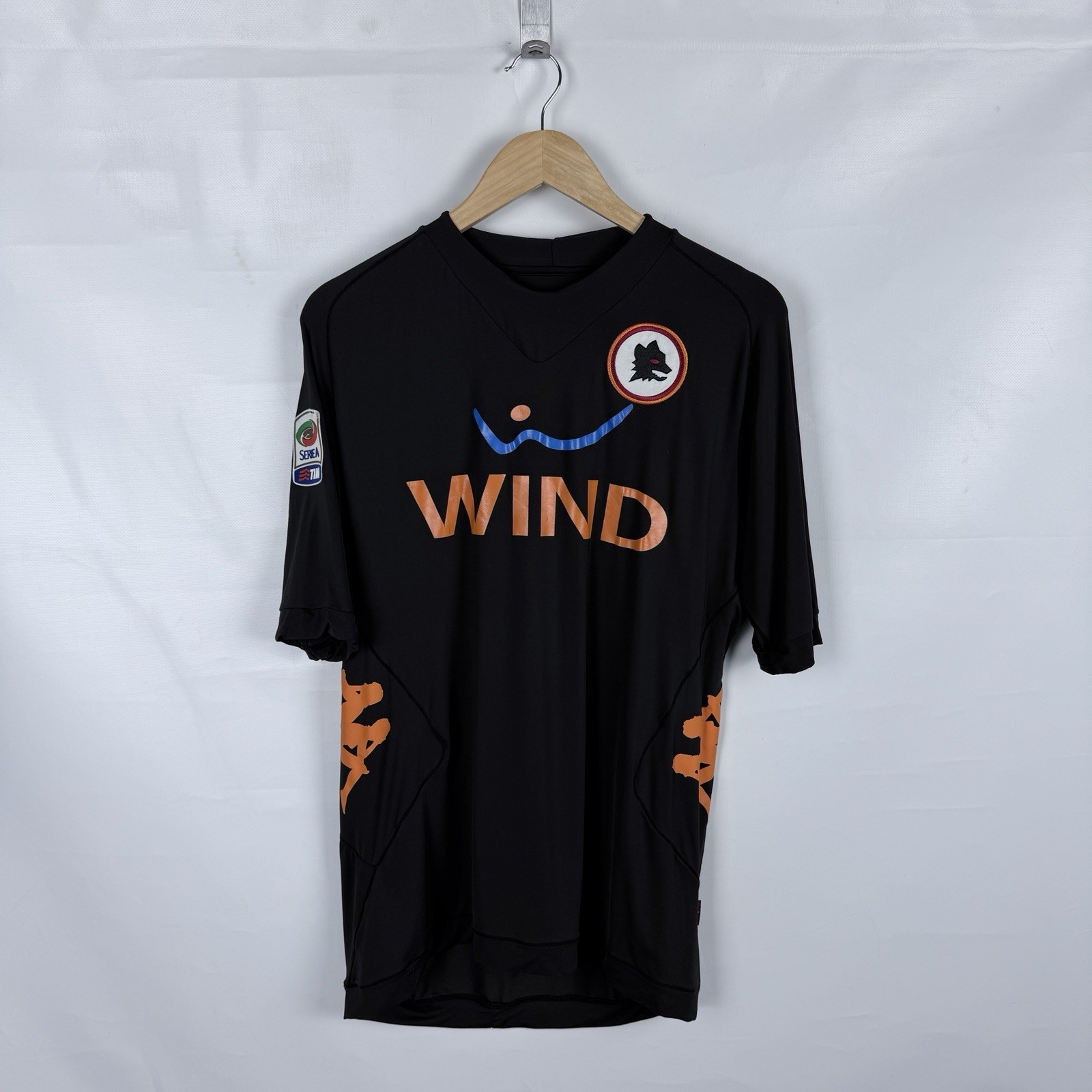 Vintage Kappa AS ROMA Jersey 2008 2009 Sz XL Wind  
