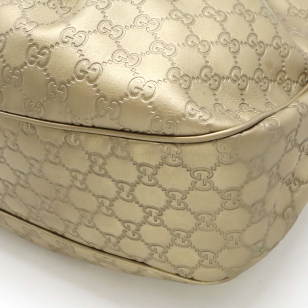 Gucci Guccisima Sookie Leather Shoulder Bag Gold Used AB 33-38cm thumbnail 3