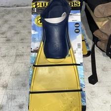 Size XL-U.S. Divers SEA LION Floating SCUBA Diving Fins Yellow Flippers W/ Soot