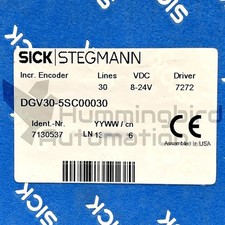 SICK DGV30-5SC00030 7130537 Incremental Dual-...
