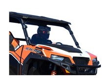 SuperATV Heavy Duty Clear Scratch Resistant Full Windshield for 2016 Polaris...