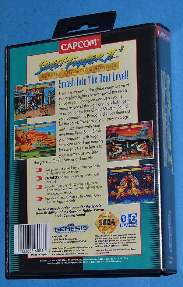 Street Fighter 2 - Special Champion Edition - Sega Genesis MD Megadrive - USA - Immagine 2 di 4