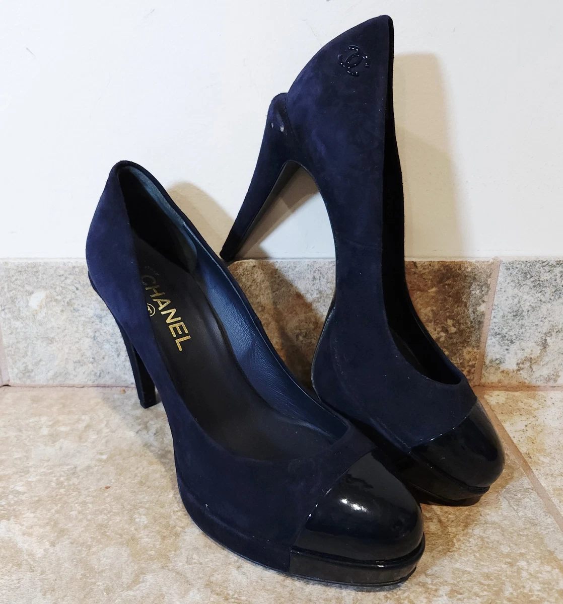 CHANEL Blue Heels for Women for sale | eBay