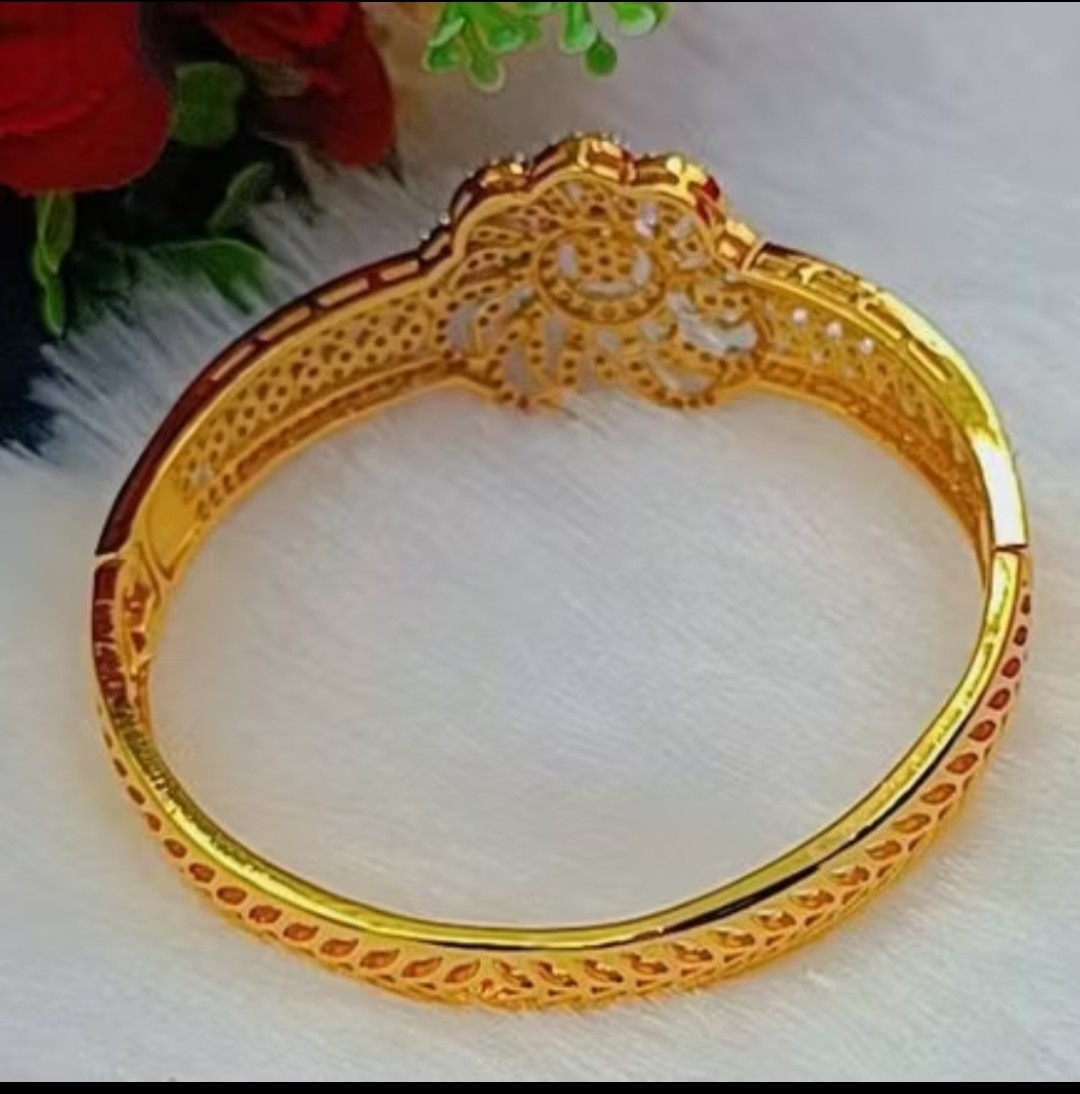 18K 22K 23K 24K THAI 3 BAHT YELLOW GOLD WOMEN Bracelet 7.5 in jewelry gifts 