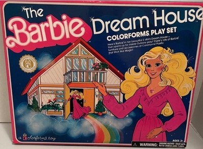 Barbie Colorforms Retro Dream House Play Set New in Box
