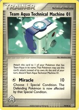 Pokemon Team Aqua Technical Machine 01 EX Team Magma vs Team Aqua 79/95 NM on eBay