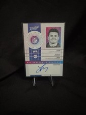 2024 Panini Prestige NFL Passport Signatures card featuring Ladd McConkey.